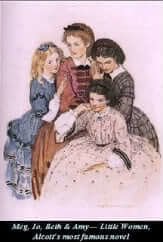 Louisa May Alcott's most successful novel, set in the Civil War era