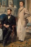 President Abraham Lincoln and his secretary John Hay