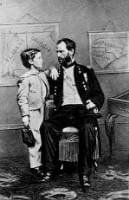 General William Tecumseh Sherman and his son