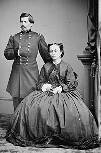 Ellen Mary Marcy Mcclellan and her husband General George B. McClellan